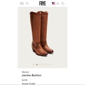 MOVING SALE: Frye Cognac Jackie Knee-high boots